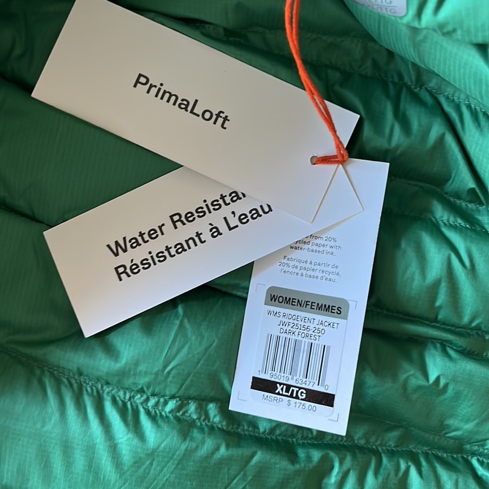 Unisex Merrell Green Ridgevent Jacket - Picture 7 of 7
